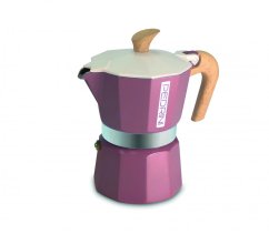 PEDRINI MOKA KONVICE MyMoka Color Růžová 6 šálků, objem 270 ml