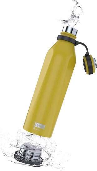 Butelka termiczna B-EVO, żółta, 500 ml