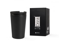 IDRINK Termohrnek z nerezové oceli, 260 ml, černý