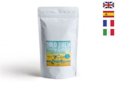 Čajová Směs Broskve Letní broskvový tón Ochucený studený čaj 100g