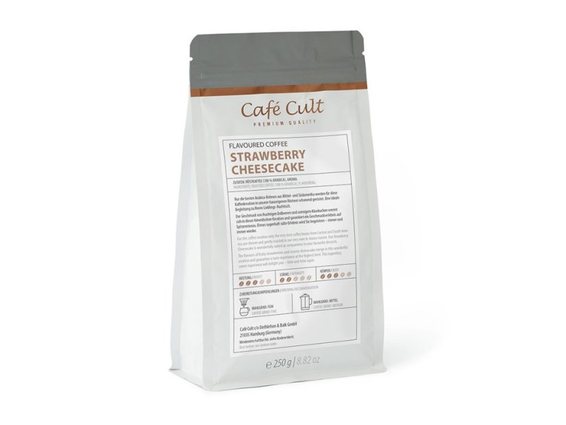 Café Cult Zrnková káva 250g "Jahodový tvarohový koláč"