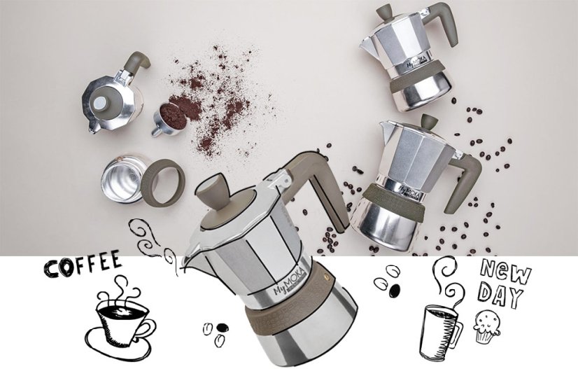 MOKA KONVIČKA MyMOKA INDUCTION na 3 Šálky