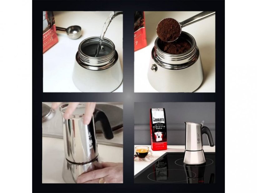 BIALETTI MOKA KONVICE VENUS 10 ŠÁLKU INDUCTION