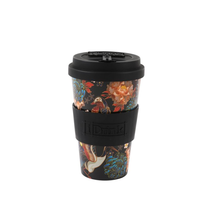 iDRINK Termohrnek RPED plast 435ml Příroda