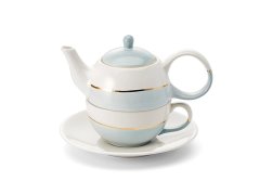 Čajová souprava pro jednoho "Lieske" modrá