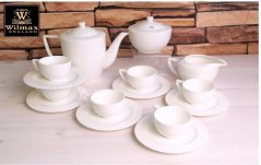 Wilmax 90 ML COFFEE CUP & SAUCER SET OF 6