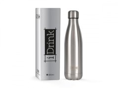 iDRINK | Botella termos de acero inoxidable, Acero 500 ml