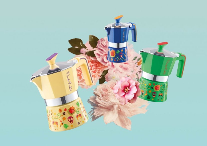 PEDRINI moka konvička Frida Kahlo na 2 šálky