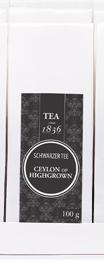 Čierny Čaj Cejlónsky Highgrown OP 100g