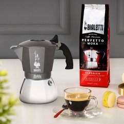 BIALETTI MOKA KONVIČKA BRIKKA INDUCTION NA 4 ŠÁLKY