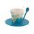 IDRINK Šálek s podšálkem a lžičkou 90ml