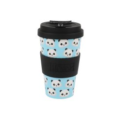 iDRINK Taza térmica iDRINK, diseño de panda, 435 ml