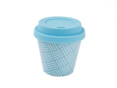 IDRINK Mini taza térmica, patrón Line, 90ml