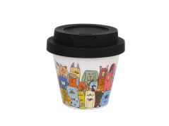 IDRINK Mini taza térmica, patrón Pawsitive, 90ml