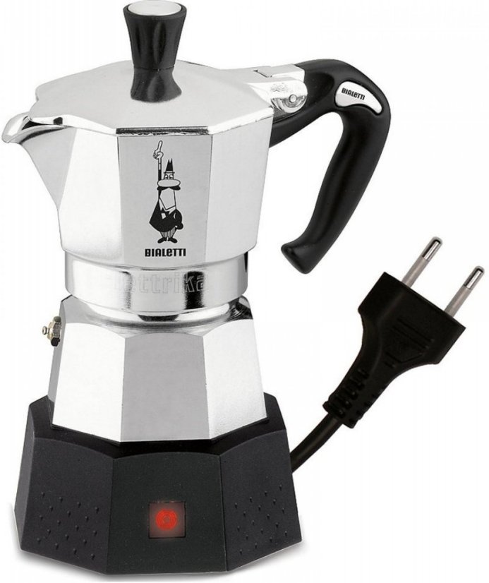 BIALETTI MOKA KANVIČKA ELEKTRICKÁ NA 2 ŠALKOV
