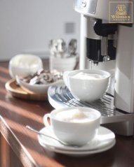 Wilmax Porcelánová Sada Šálka ​​a podšálka na čaj a kávu sada 6 kusov 200 ml