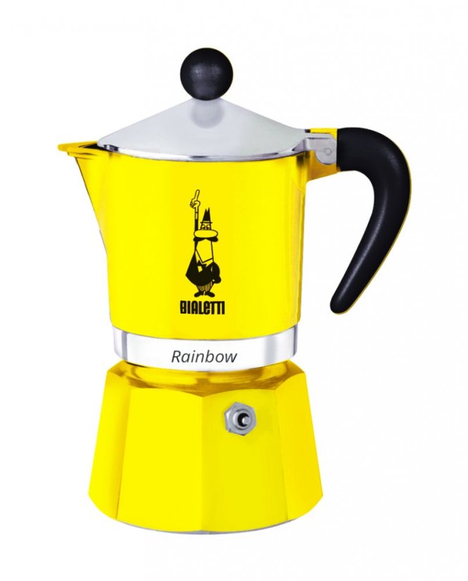 BIALETTI MOKA KONVIČKA RAINBOW NA 1 ŠÁLEK