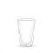 WILMAX Taza termo de cristal de doble pared 300 ml