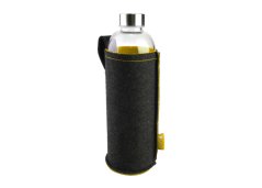 FOREVER - EVA Szklana butelka z filcowym rękawem 750 ml