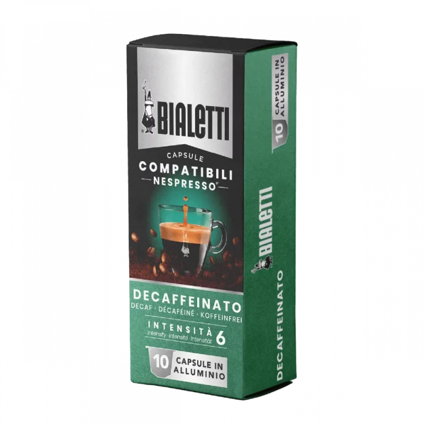 BIALETTI | Cápsulas compatibles Nespresso - DESCAFFEINATO