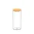 WILMAX Dóza na kávu z termoskla, čiré sklo s bambusovým víčkem, 1500 ml, 10×30,5 cm