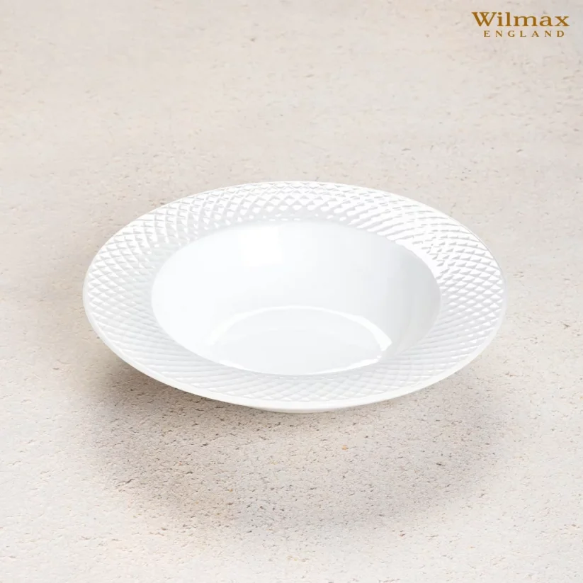 WILMAX hluboký talíř 22,5cm, 450ml - Dárkový set 6 talířů