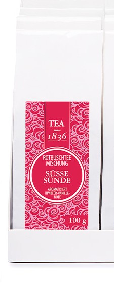 Teakeverék Rooibos Sweet Sin [Málna/Vanília] 100 g