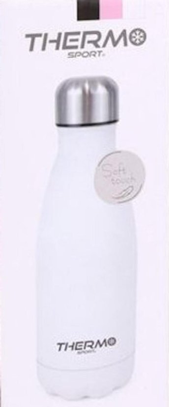 Botella térmica de acero inoxidable 350 ml color blanco