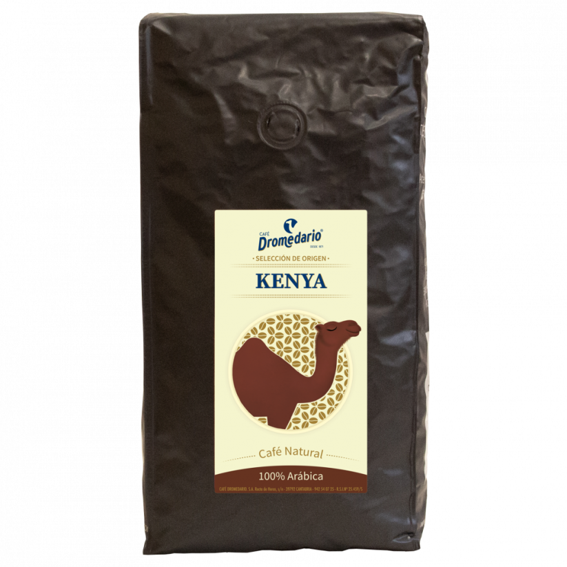 DROMEDARIO kafé zrnkové Natural  "KENYA AA+ ORIGEN" 1000 gr