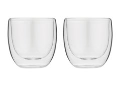 FOREVER poháre espresso, 80 ml sada 2 kusy