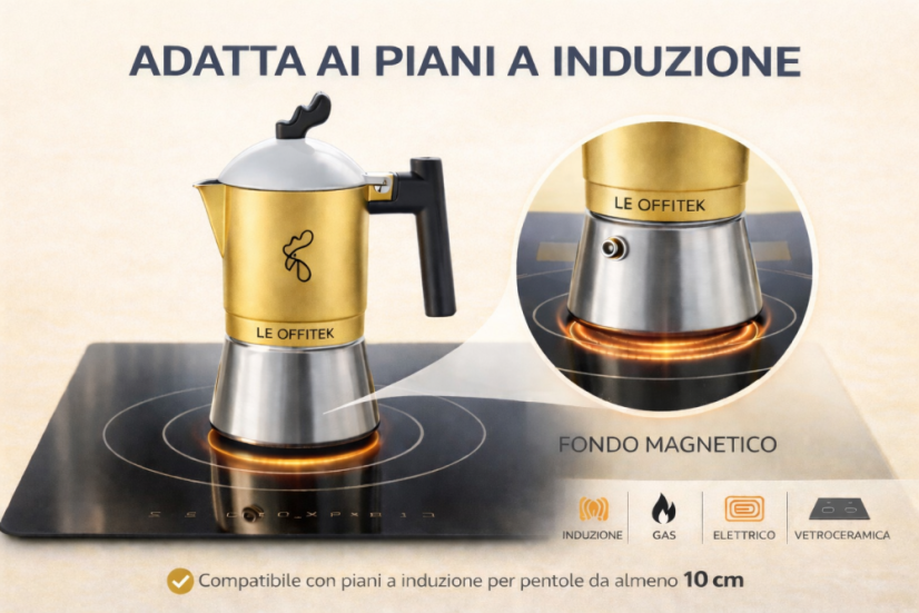 LE OFFITEK MOKA KONVIČKA ORZETEK INDUCTION na 2 Šálky