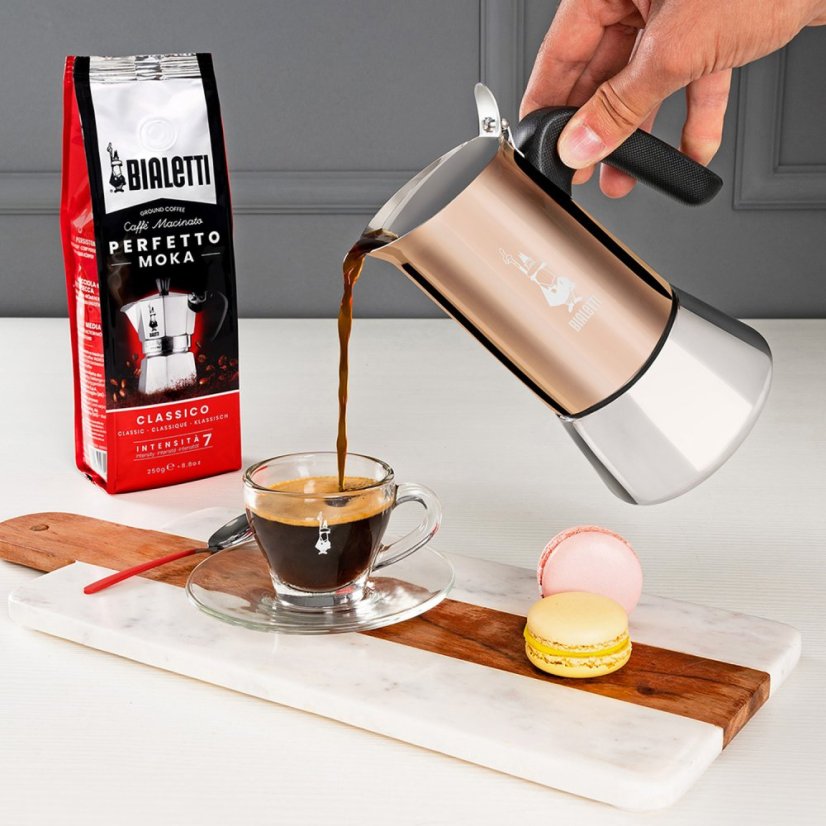 HERVIDOR DE AGUA BIALETTI MOKA VENUS 2 TAZAS COBRE INDUCCIÓN