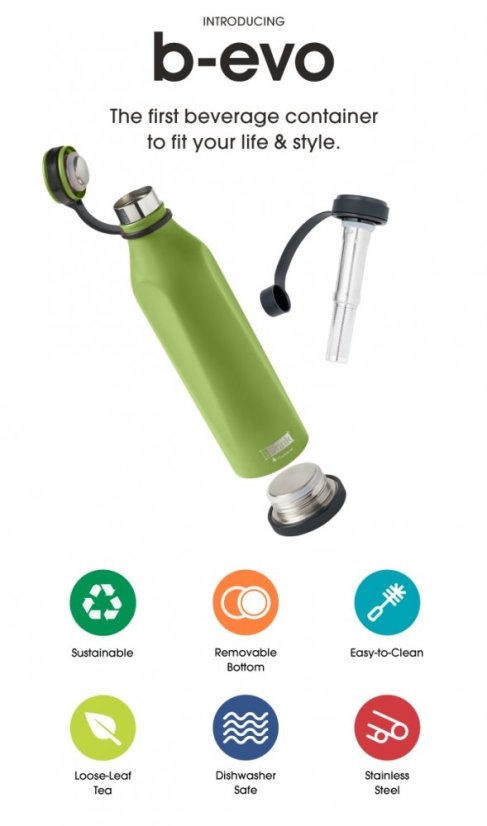 Termoláhev B-EVO, korálově růžová, 500 ml