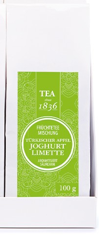Mezcla de té de frutas Té turco de manzana con yogur y lima 125g