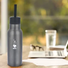 BIALETTI termoláhev z nerezové oceli šedá 750 ml