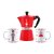 Bialetti - Diótörő Moka Express 6tz kávéfőző + 2 db 300 ml-es csésze