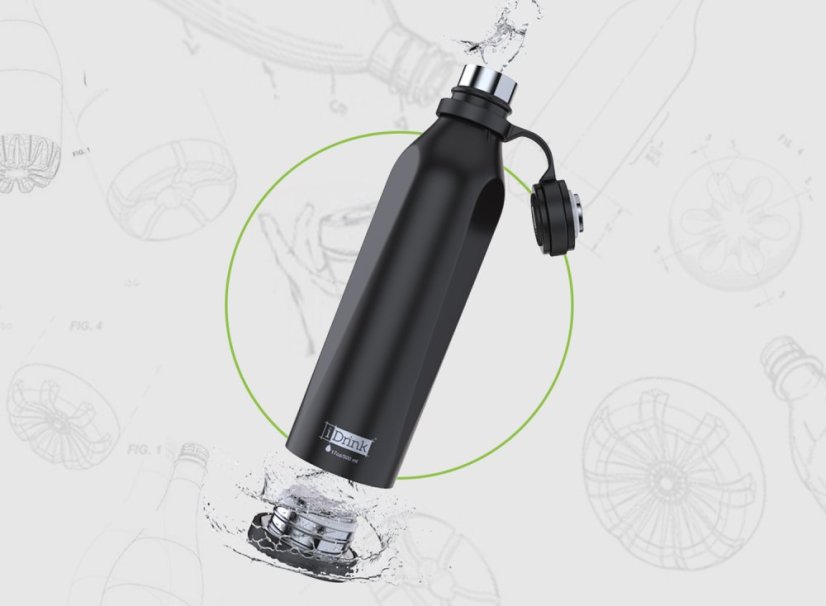 Butelka termiczna B-EVO, pomarańczowa, 500 ml