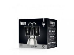 BIALETTI | Juego MINI EXPRESS "R" - 2 Tazas NEGRO