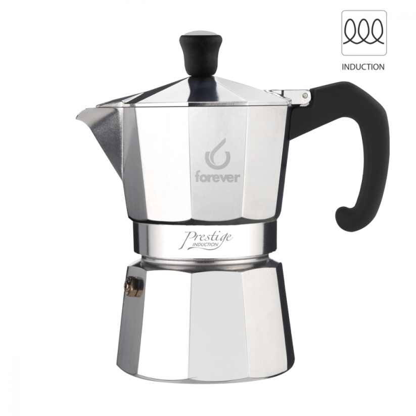 FOREVER Moka konvice PRESTIGE hlinik 3 šalky  170 ml INDUCTION