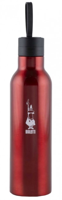 BIALETTI termofľaša z nehrdzavejúcej ocele červená 500 ml