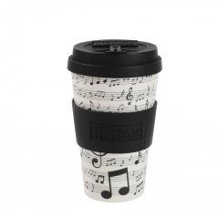iDRINK Taza térmica iDRINK, diseño de música, 435 ml