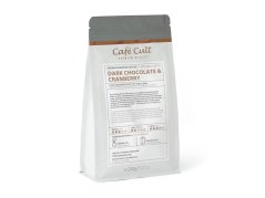 Cult Cafe ochucená zrnková káva hořká čokoláda a brusinky 250g