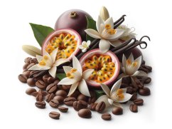 Café Cult ochucená zrnková káva Mučenka a vanilka 250g
