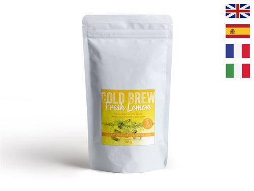 Čajová Ovocná Zmes Citrón Svieža Citrónová Nota Ochutený studený čaj 100 g