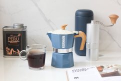 PEDRINI MOKA KONVICE MyMoka Color Zelená 6 šálků, objem 270 ml