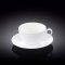 WILMAX | Taza de porcelana con platillo