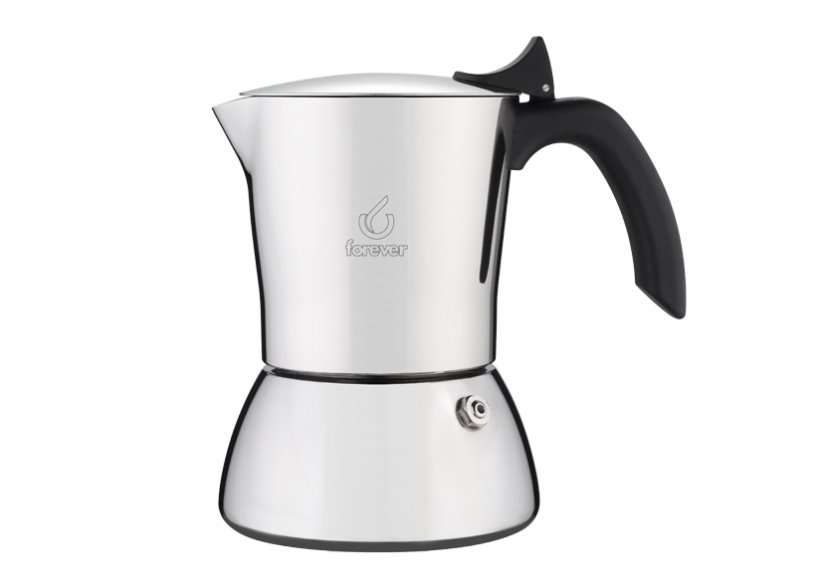 FOREVER Moka konvice MISS PERLA nerez 6 šalku  270 ml INDUCTION