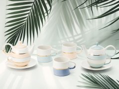 Čajová souprava pro jednoho "Lieske" růžová