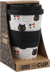 iDRINK Taza térmica iDRINK, diseño de gato, 435 ml