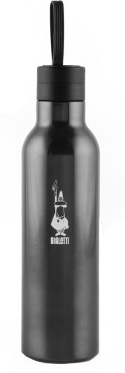 BIALETTI botella térmica de acero inoxidable gris 500 ml